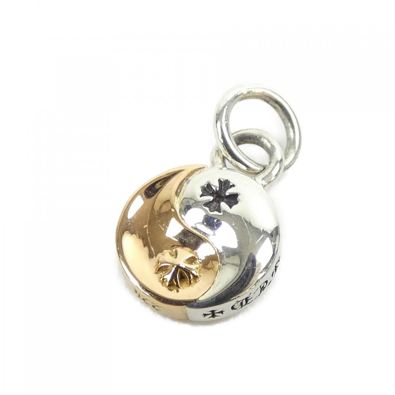 クロムハーツ CHROME HEARTS YIN YANG SML MXD MTL PLUS インヤン 202159833MMBXXX240 ペンダント