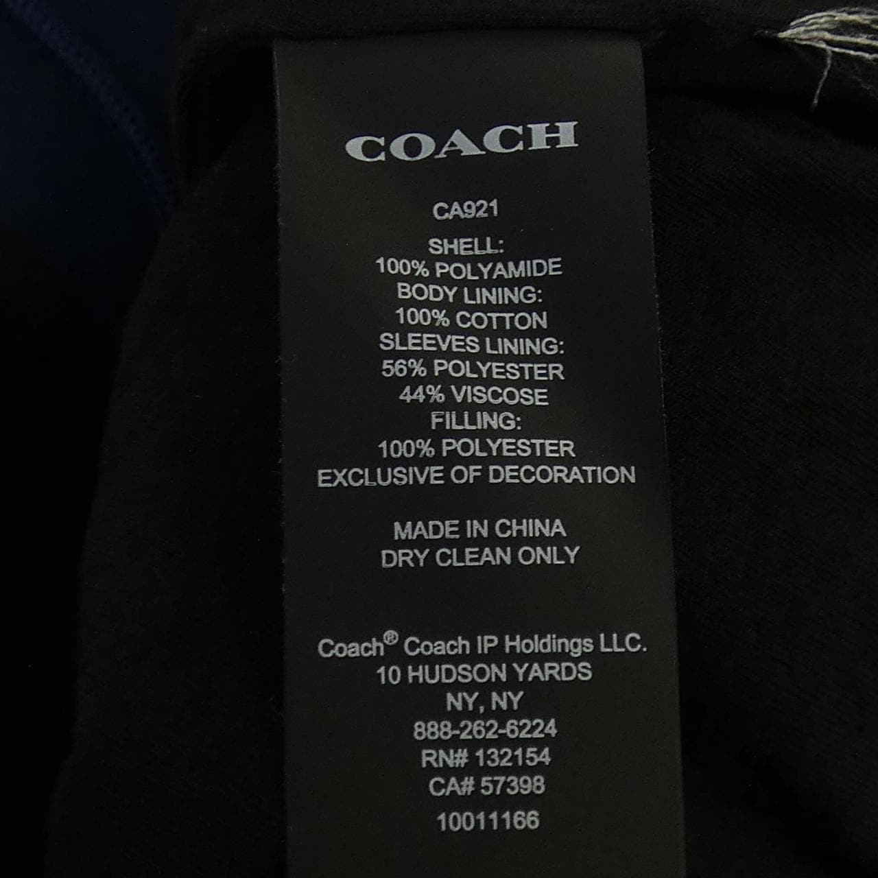 コーチ COACH CA921 ジャケット