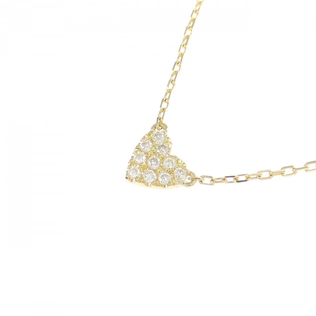 アーカー ハートパヴェ ネックレス 0.05CT