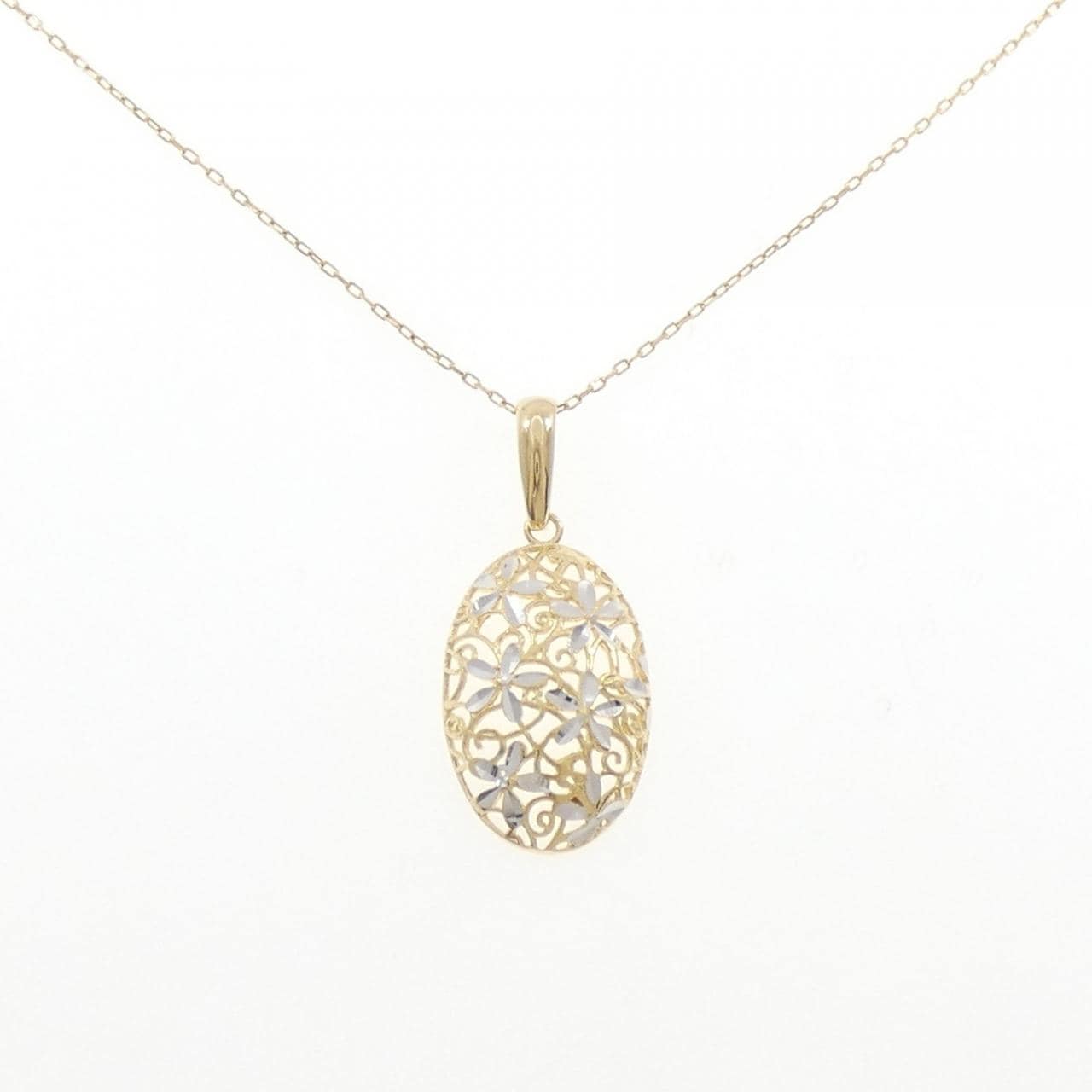 18KTYG/18KTWG/K18YG ネックレス