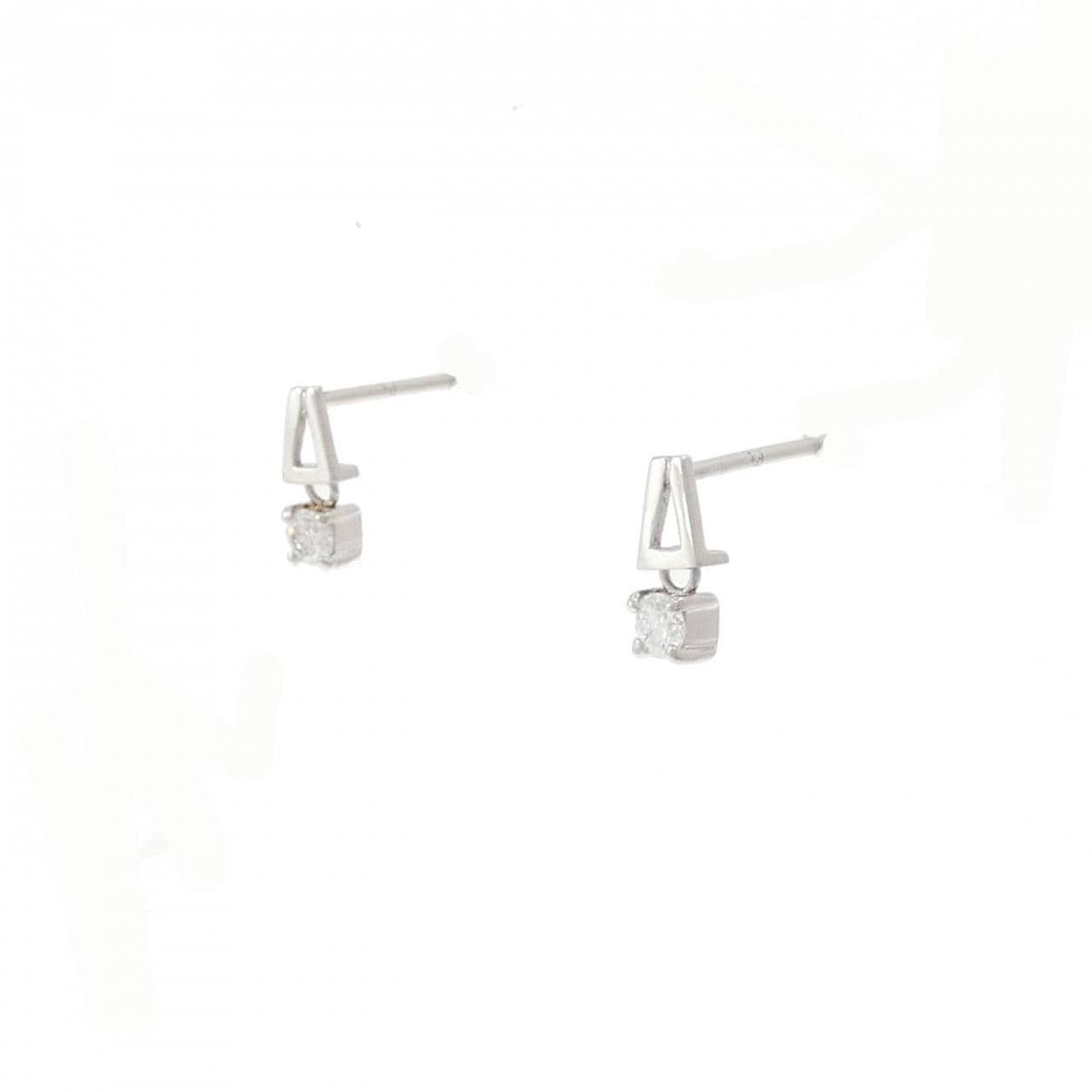 PT/PT900 ダイヤモンド ピアス 0.10CT