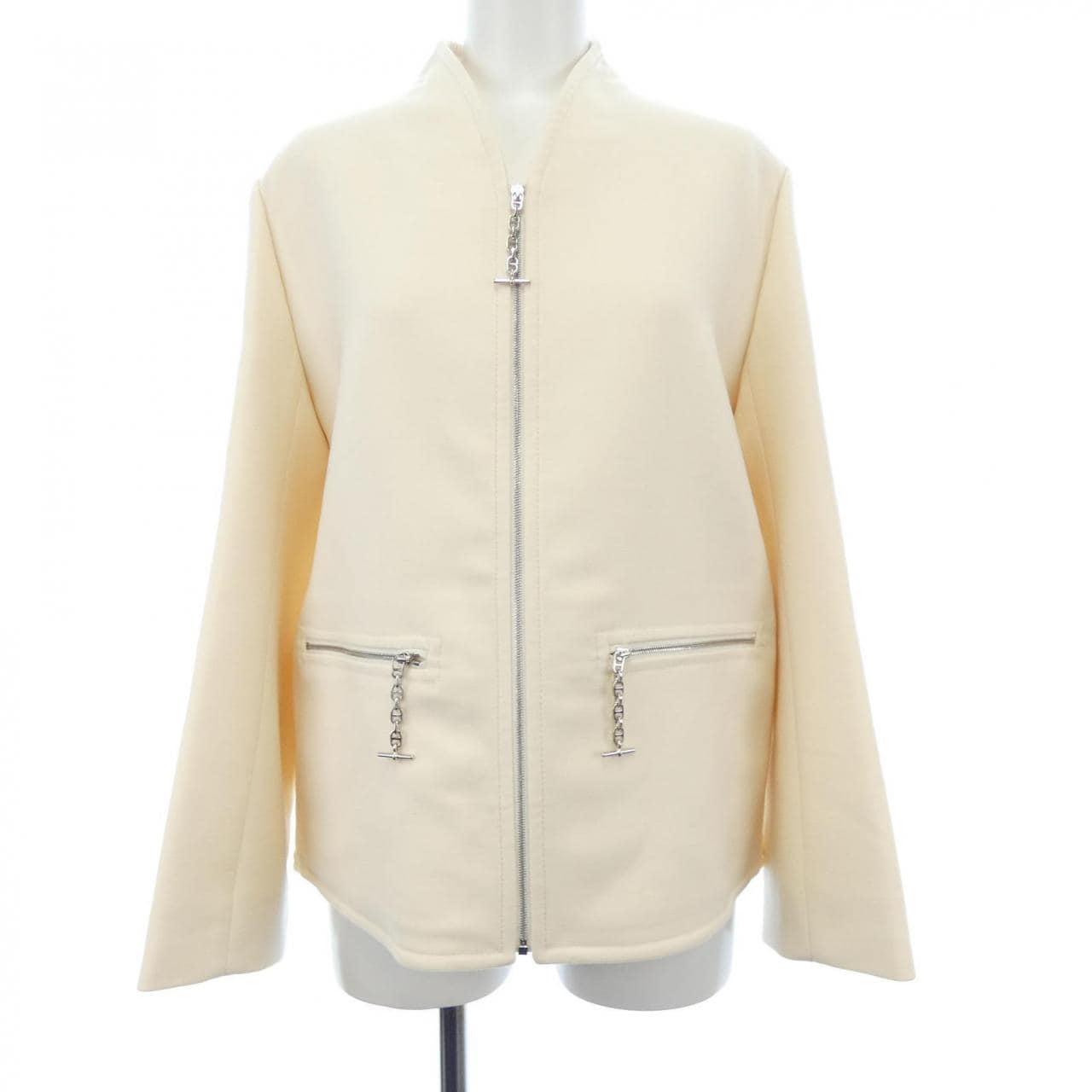 HERMES HERMES COLLARLESS JACKET