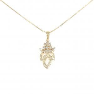 K18YG ダイヤモンド ネックレス 0.48CT