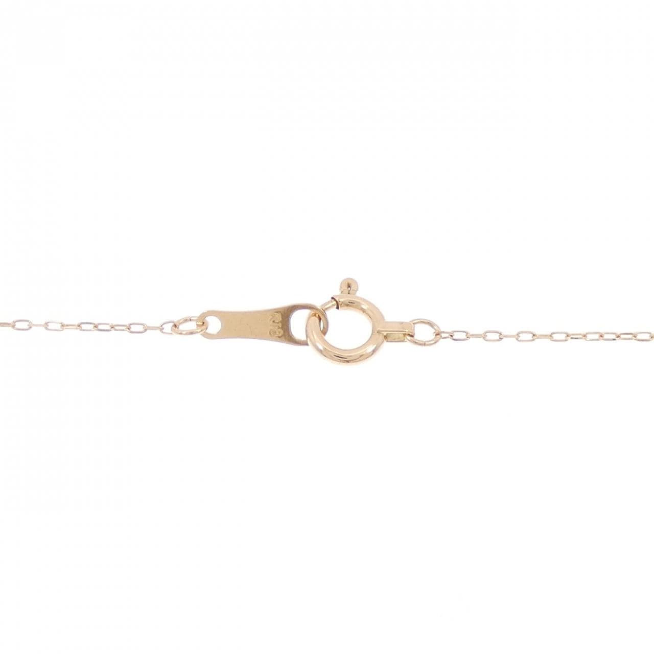 K18PG ダイヤモンド ネックレス 0.20CT