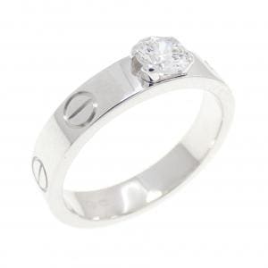 カルティエ ミニラブリング ソリテール リング 0.25CT