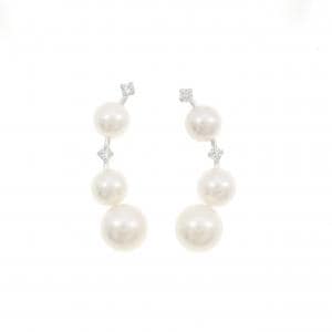 【新品】PT900 アコヤパール ピアス