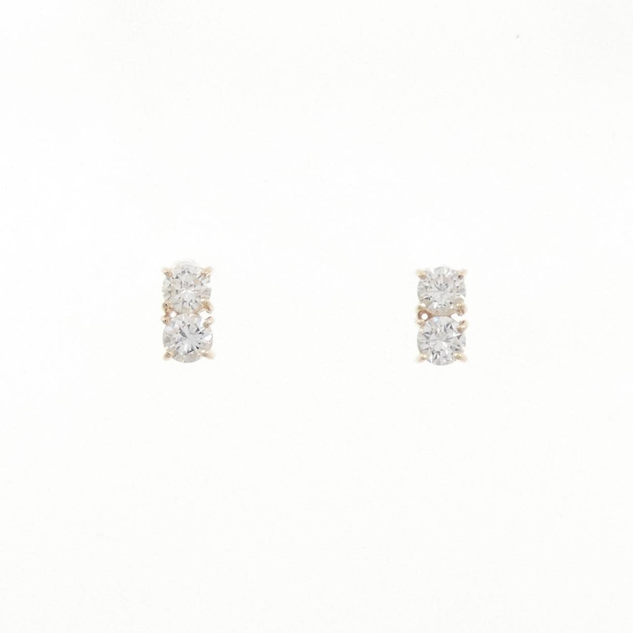 【リメイク】K10YG ダイヤモンド ピアス 0.30CT