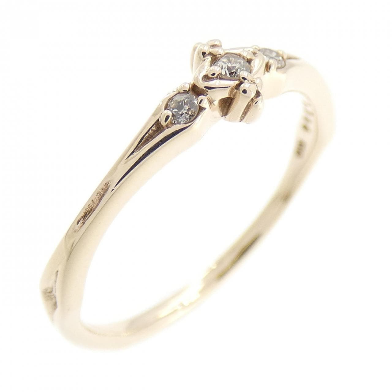 アガット ダイヤモンド リング 0.034CT