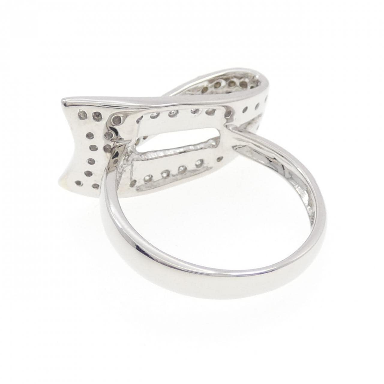 K18WG ダイヤモンド リング 0.55CT