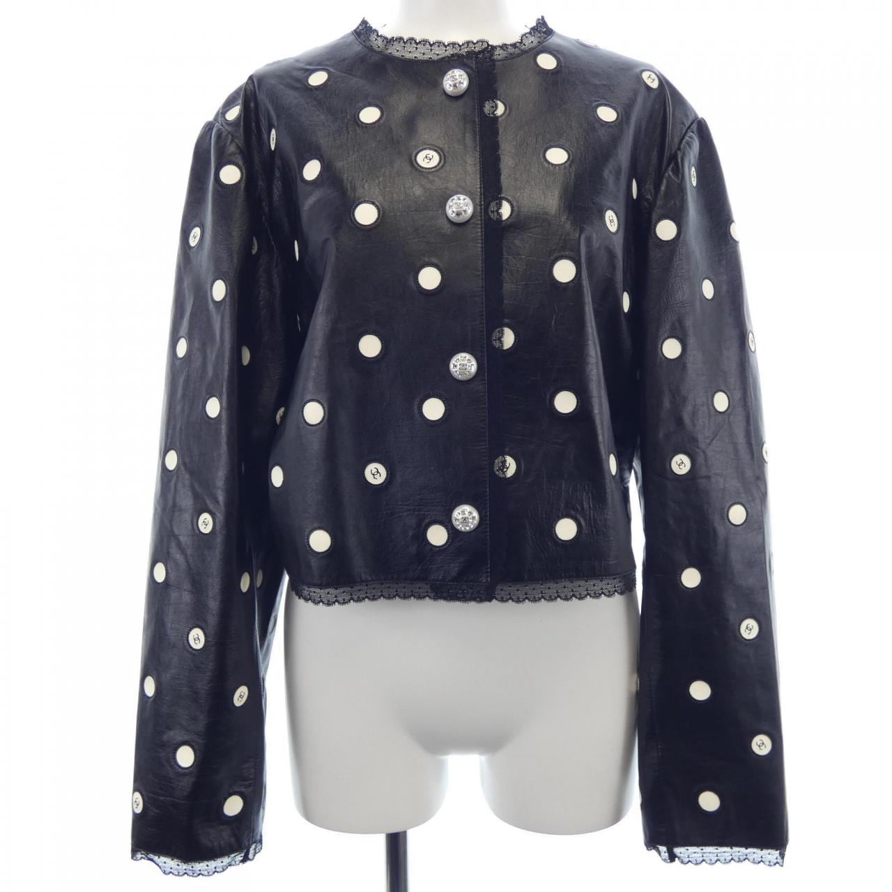 シャネル CHANEL P74904C66536 レザージャケット