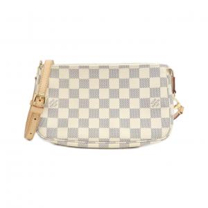 LOUIS VUITTON Damier Azur Pochette Accessoires N41207+J52314 Accessory Pouch