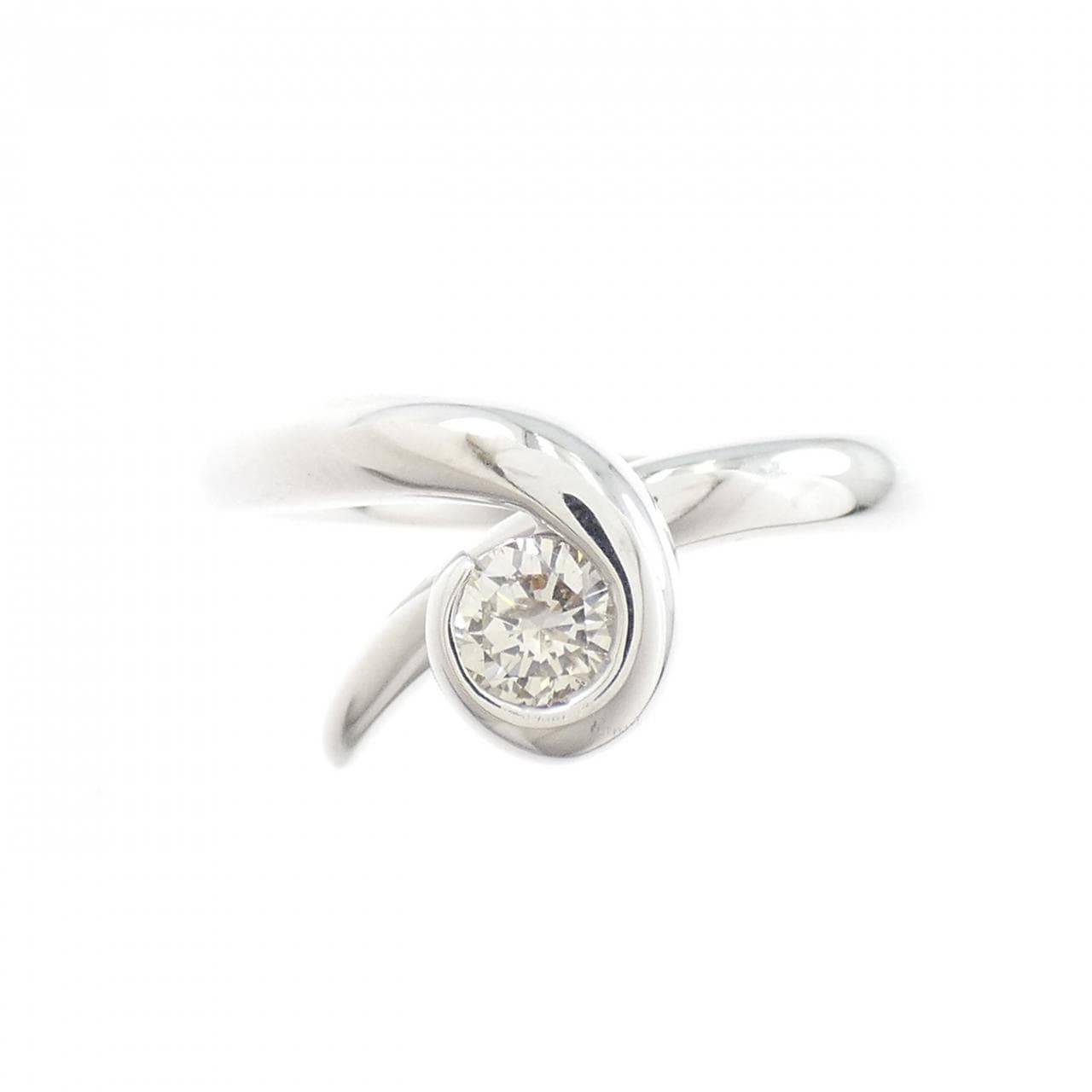 K18WG ダイヤモンド リング 0.21CT