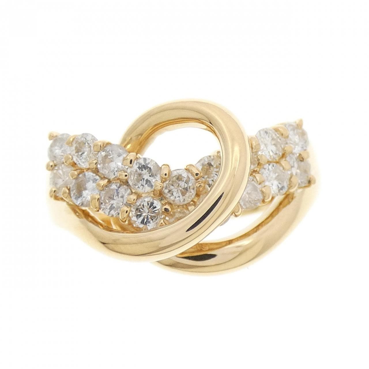 K18YG ダイヤモンド リング 1.00CT