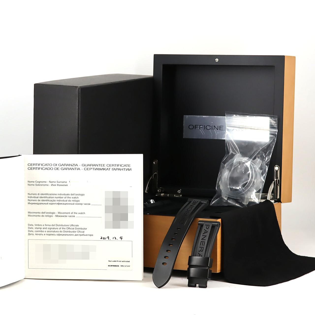 パネライ ルミノールマリーナ1950 3DAYSオートマティックアッチャイオ PAM01359 SS 自動巻