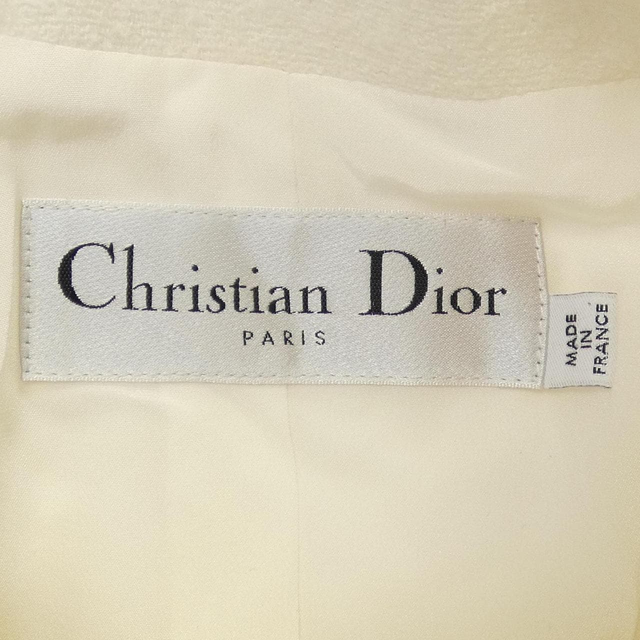 クリスチャンディオール CHRISTIAN DIOR CDホーンボタン 411V57P1571 ノーカラージャケット
