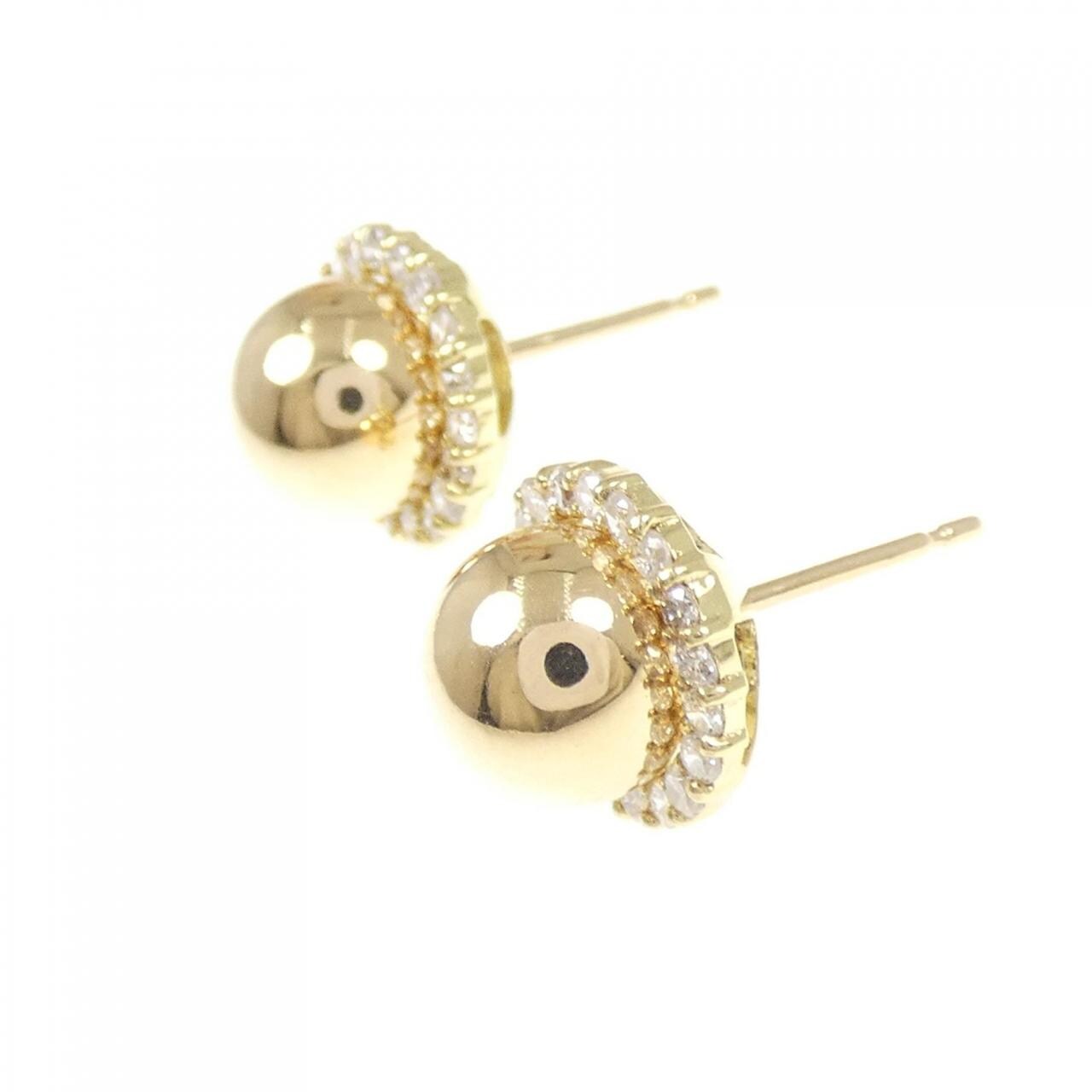 K18YG 2WAY ダイヤモンド ピアス