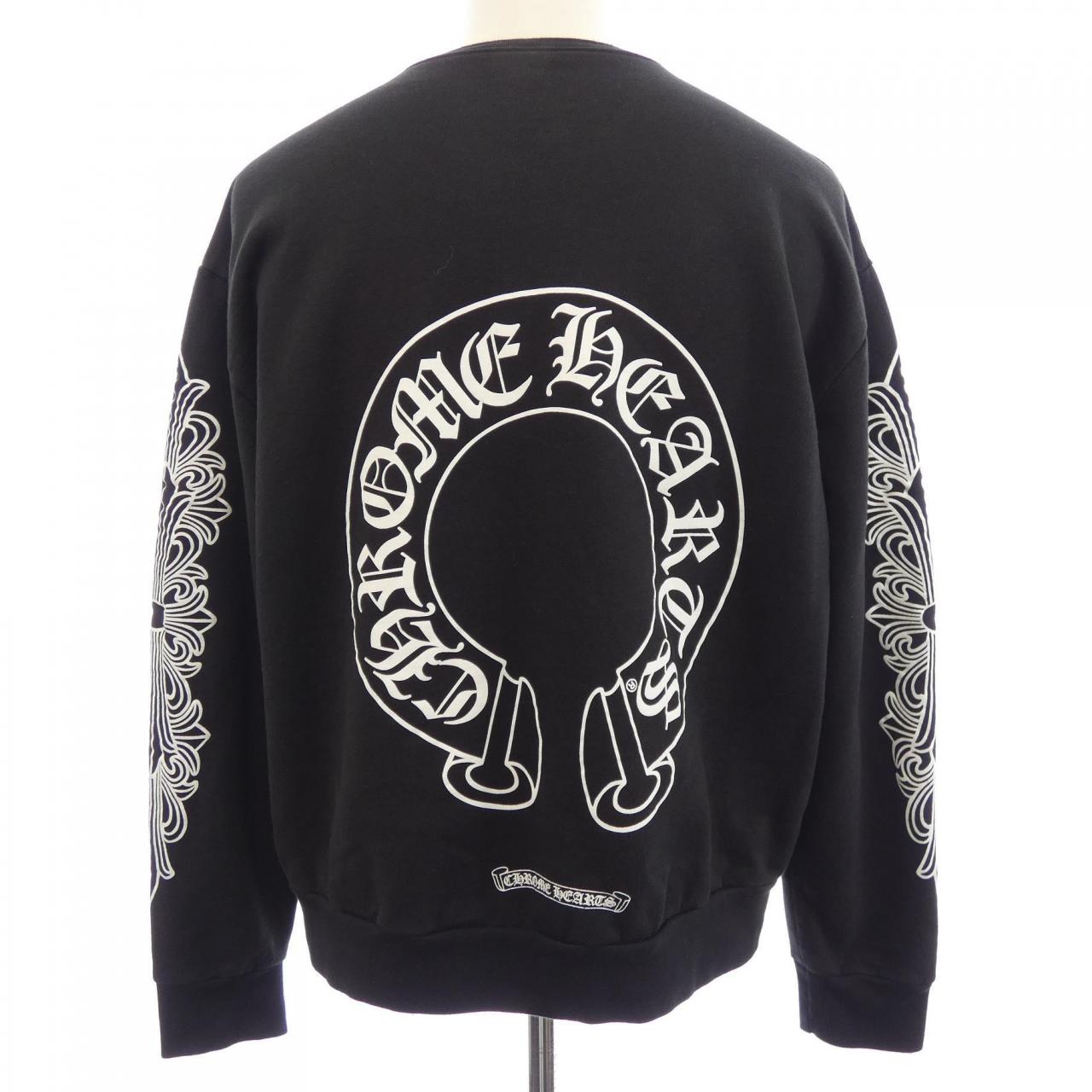 クロムハーツ CHROME HEARTS ホースシュー HORSE SHOE フローラルクロス 408196533******695 スウェット