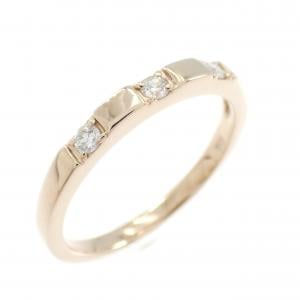 K18PG ダイヤモンド リング 0.10CT