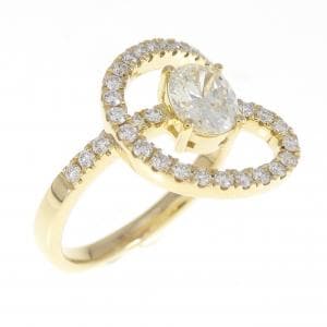K18YG ダイヤモンド リング 0.579CT