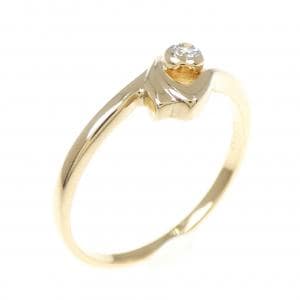K18YG ダイヤモンド リング 0.06CT