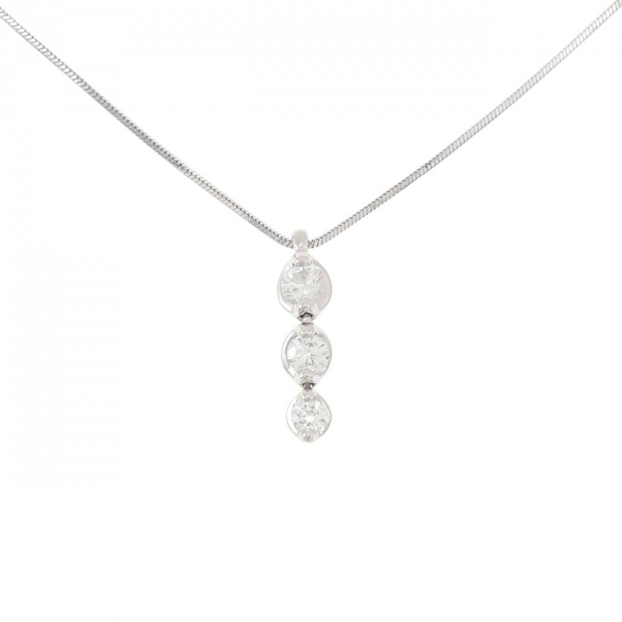 トリロジー ダイヤモンド ネックレス 0.32CT
