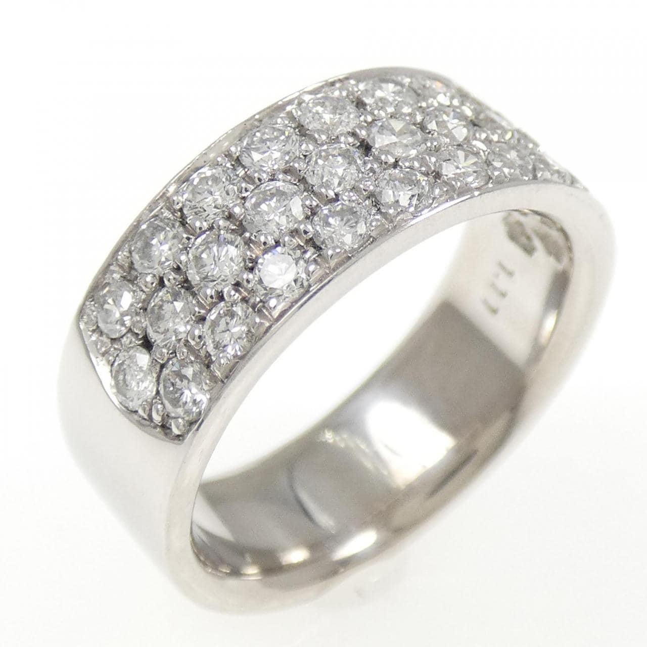 PT900 パヴェ ダイヤモンド リング 1.11CT