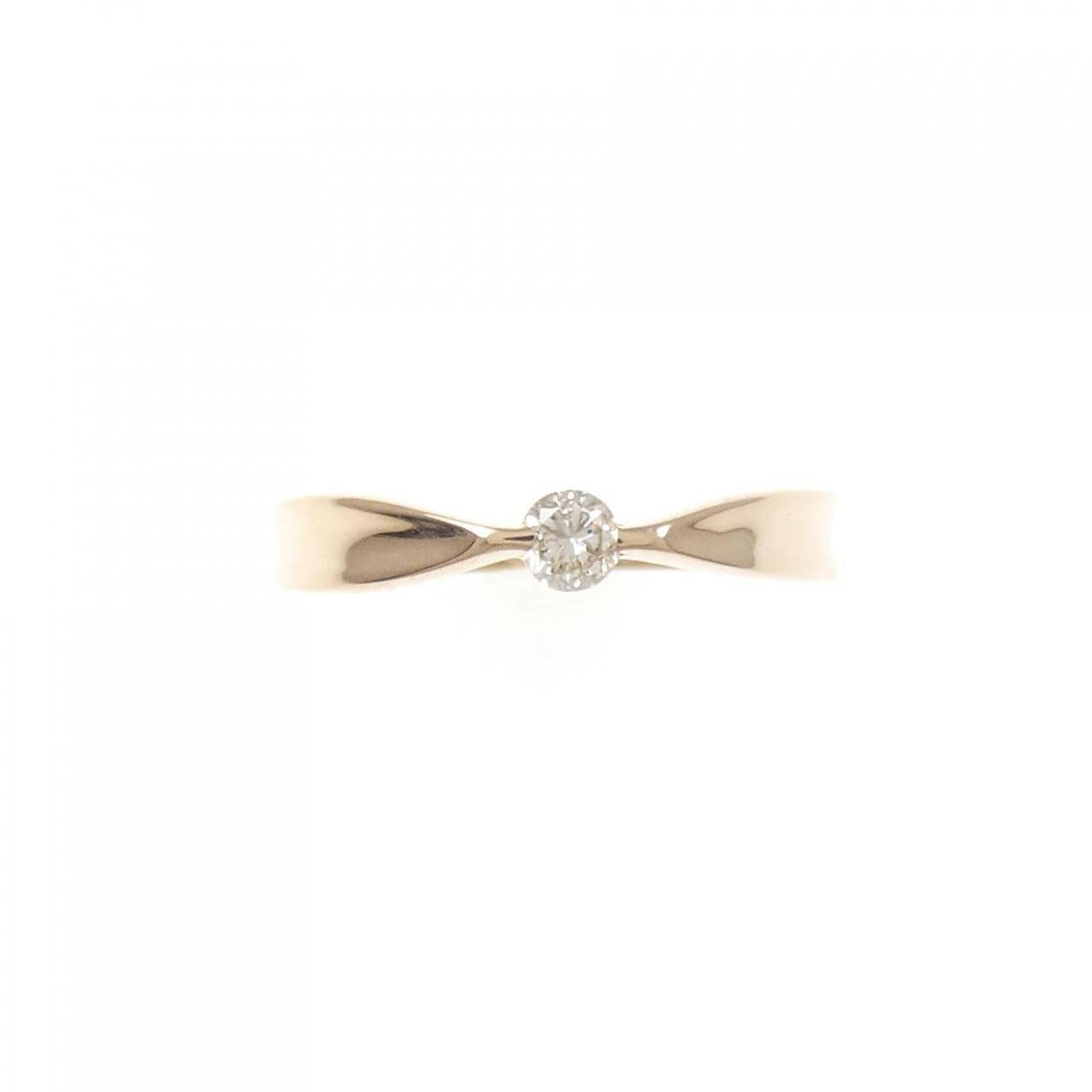 K18PG ダイヤモンド リング 0.08CT