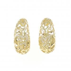 750YG Diamond earrings