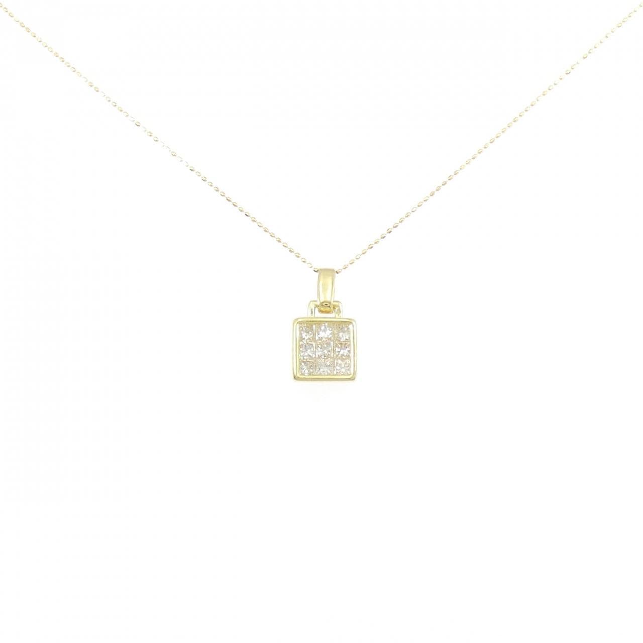 K18YG ダイヤモンド ネックレス 0.50CT