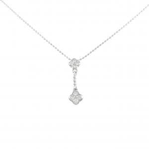 PT850 フラワー ダイヤモンド ネックレス 0.20CT