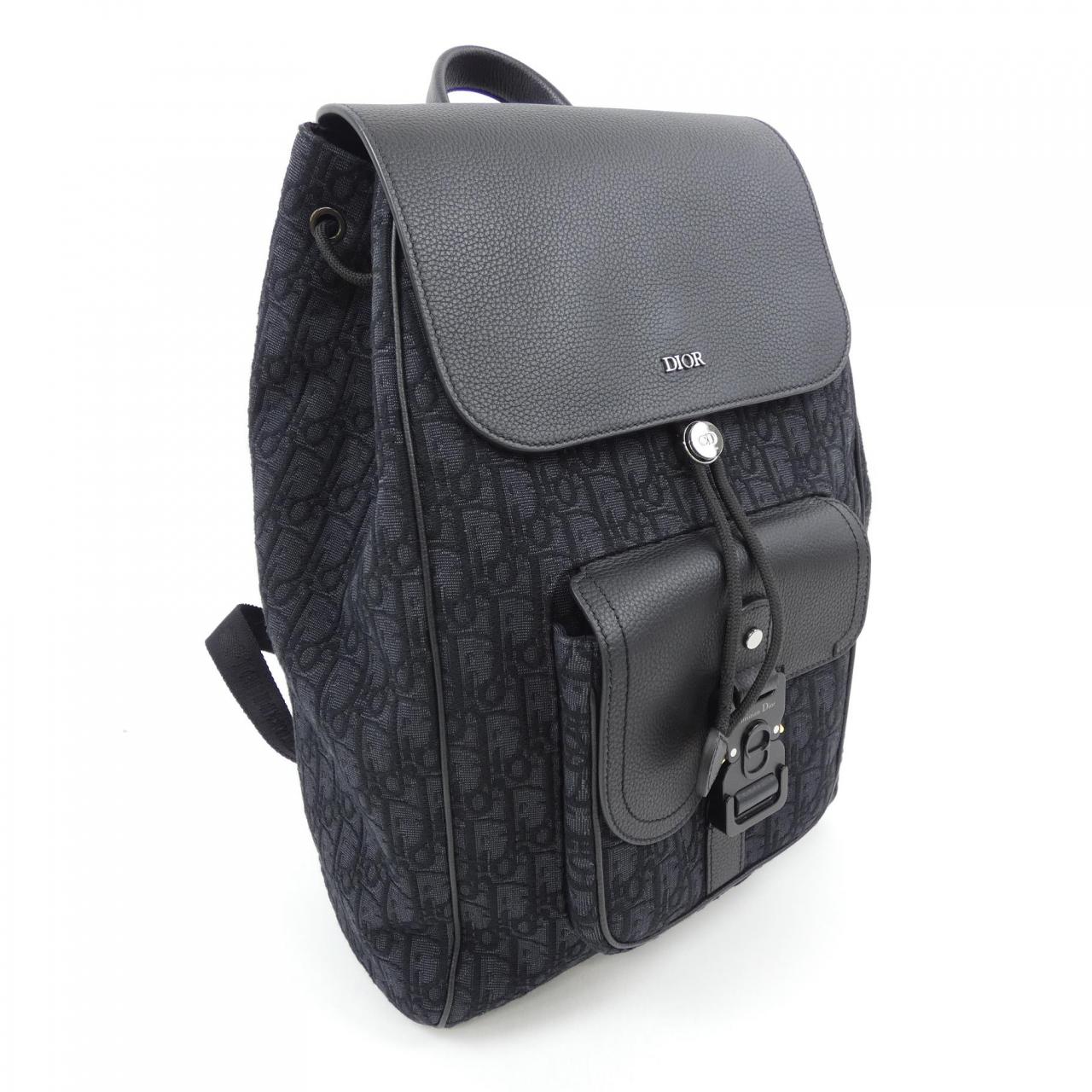 ディオール DIOR SADDLE フラップ付き バックパック オブリーク ジャカード 1ADBA200YKS BACKPACK
