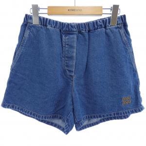 ミュウミュウ MIU MIU MIU MIU ロゴ GWP523 SOOO 143V ショートパンツ