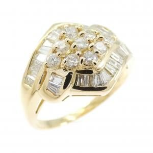 K18YG ダイヤモンド リング 1.00CT