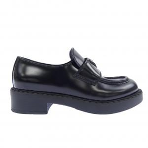 プラダ PRADA チョコレート ローファー トライアングルロゴ 1D246M シューズ