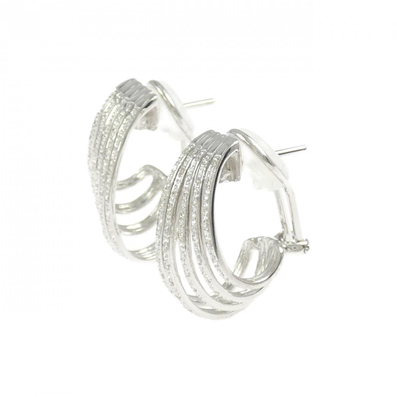 750WG ダイヤモンド ピアス/イヤリング 0.50CT