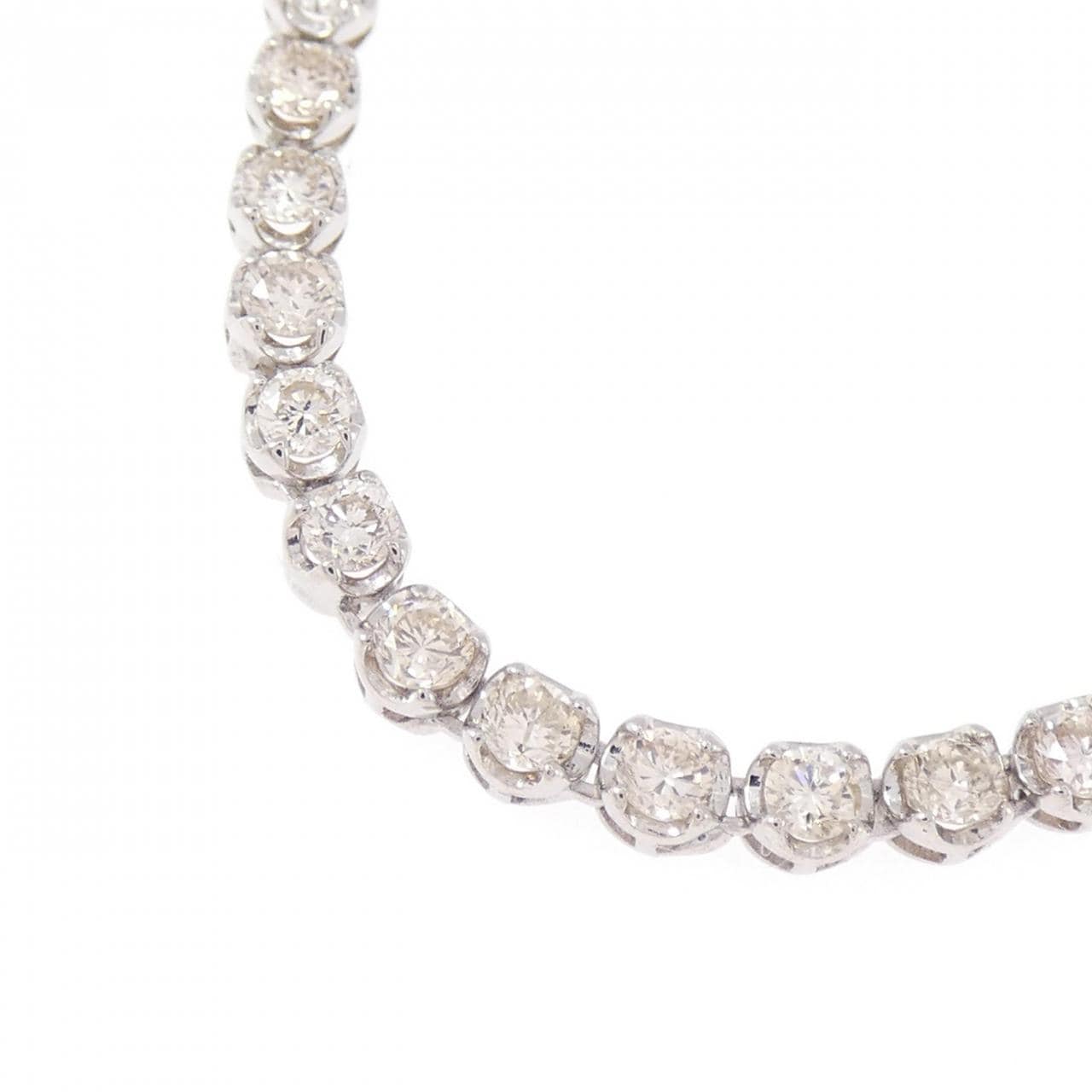 K18WG ダイヤモンド ネックレス 5.28CT