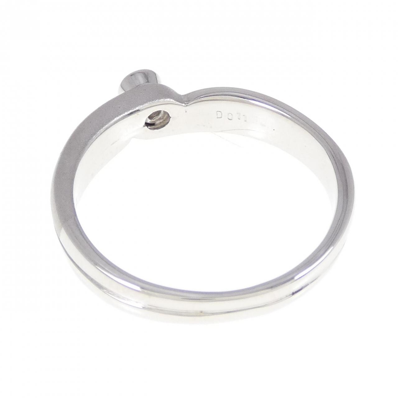 750WG ダイヤモンド リング 0.11CT