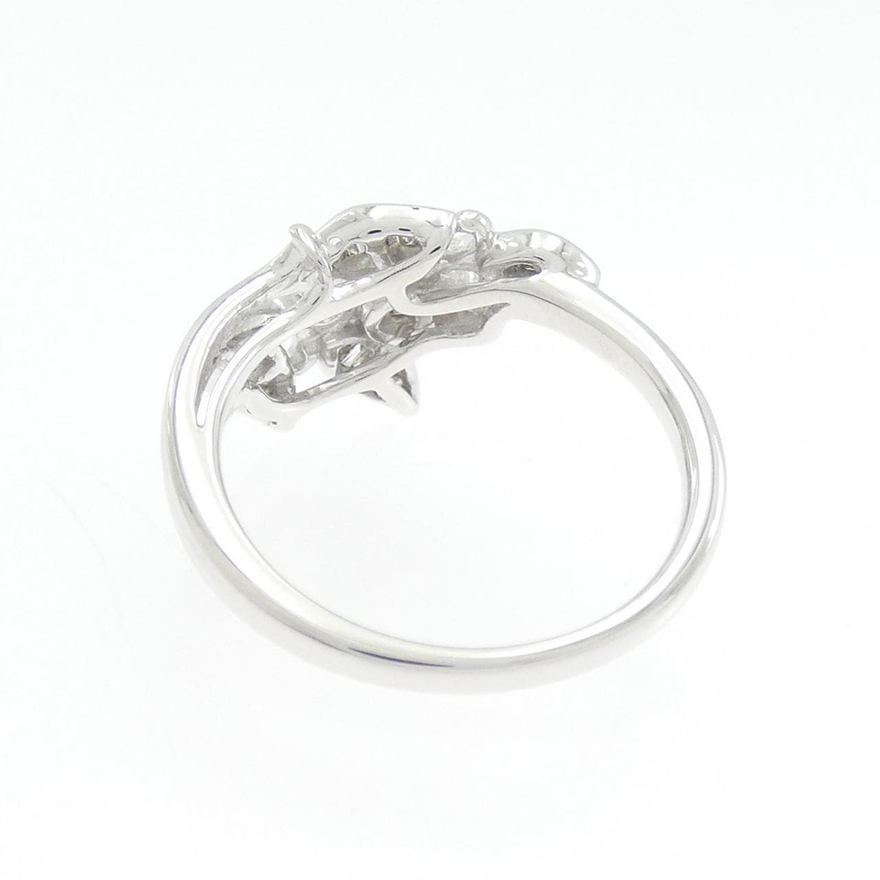 K18WG ダイヤモンド リング 0.15CT