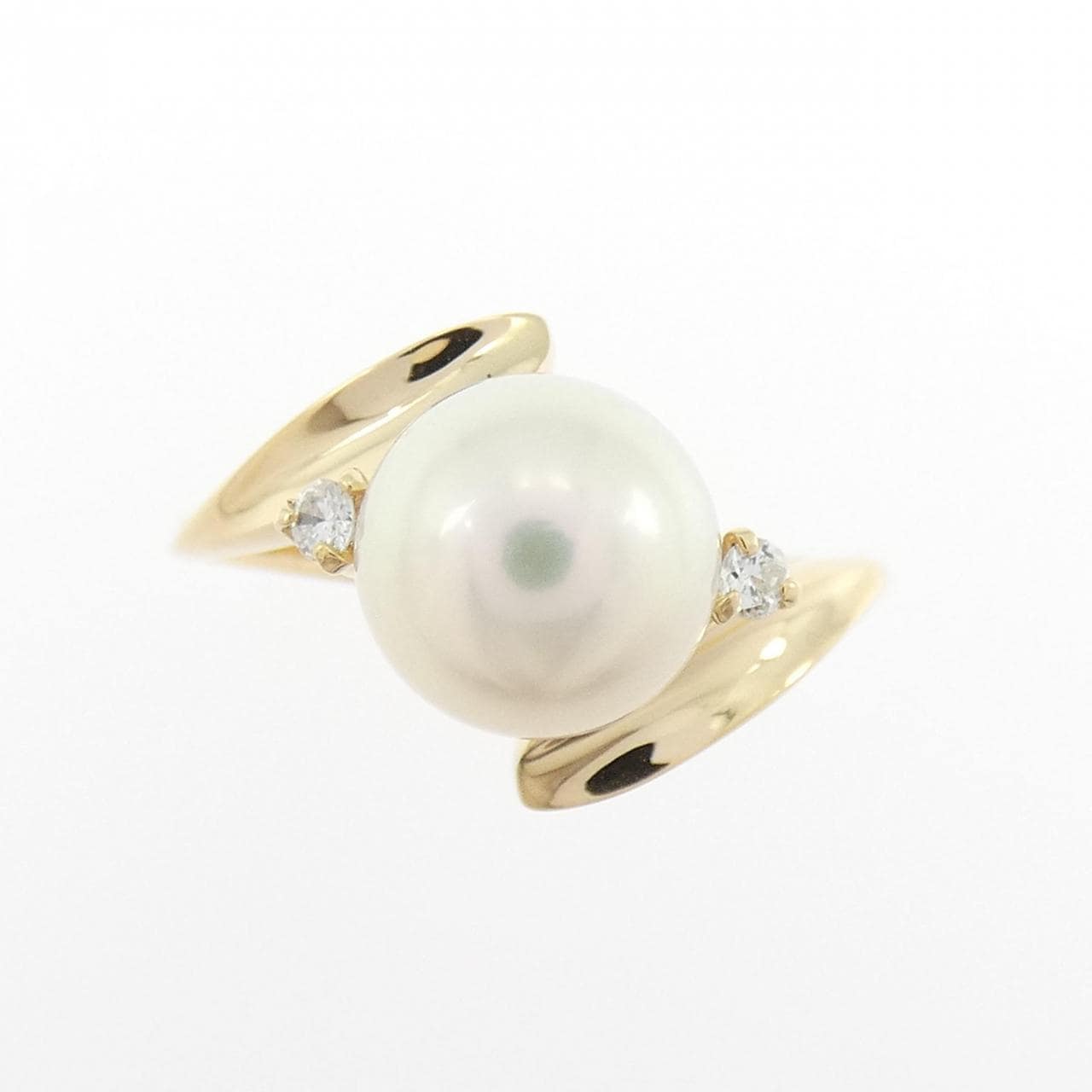 K18YG アコヤパール リング 7.5mm