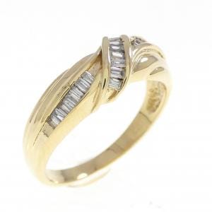 K18YG ダイヤモンド リング 0.22CT