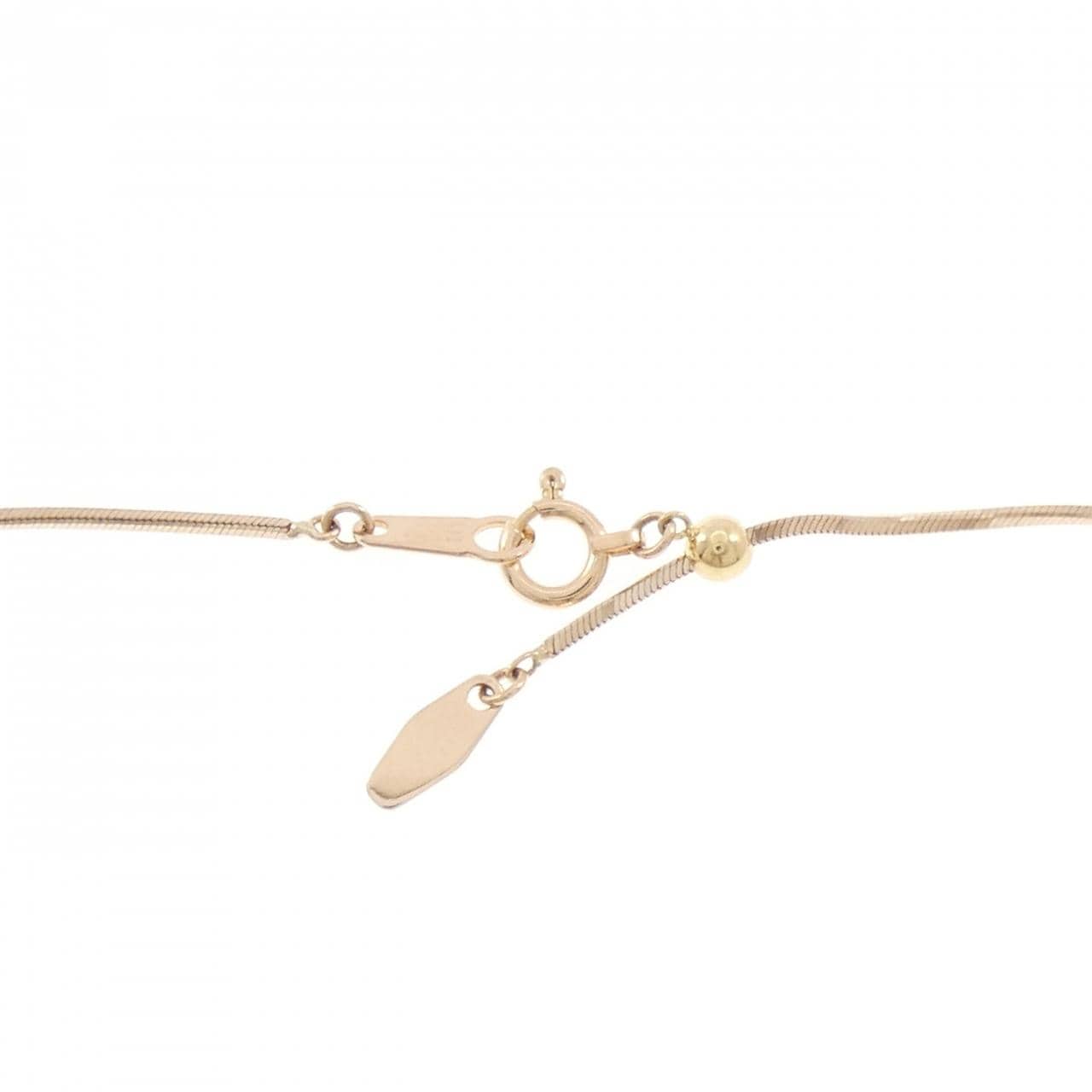 K18PG ダイヤモンド ネックレス 0.38CT