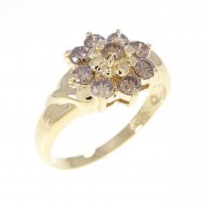 K18YG ダイヤモンド リング 0.52CT