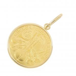 K18YG(枠) コイン ペンダント