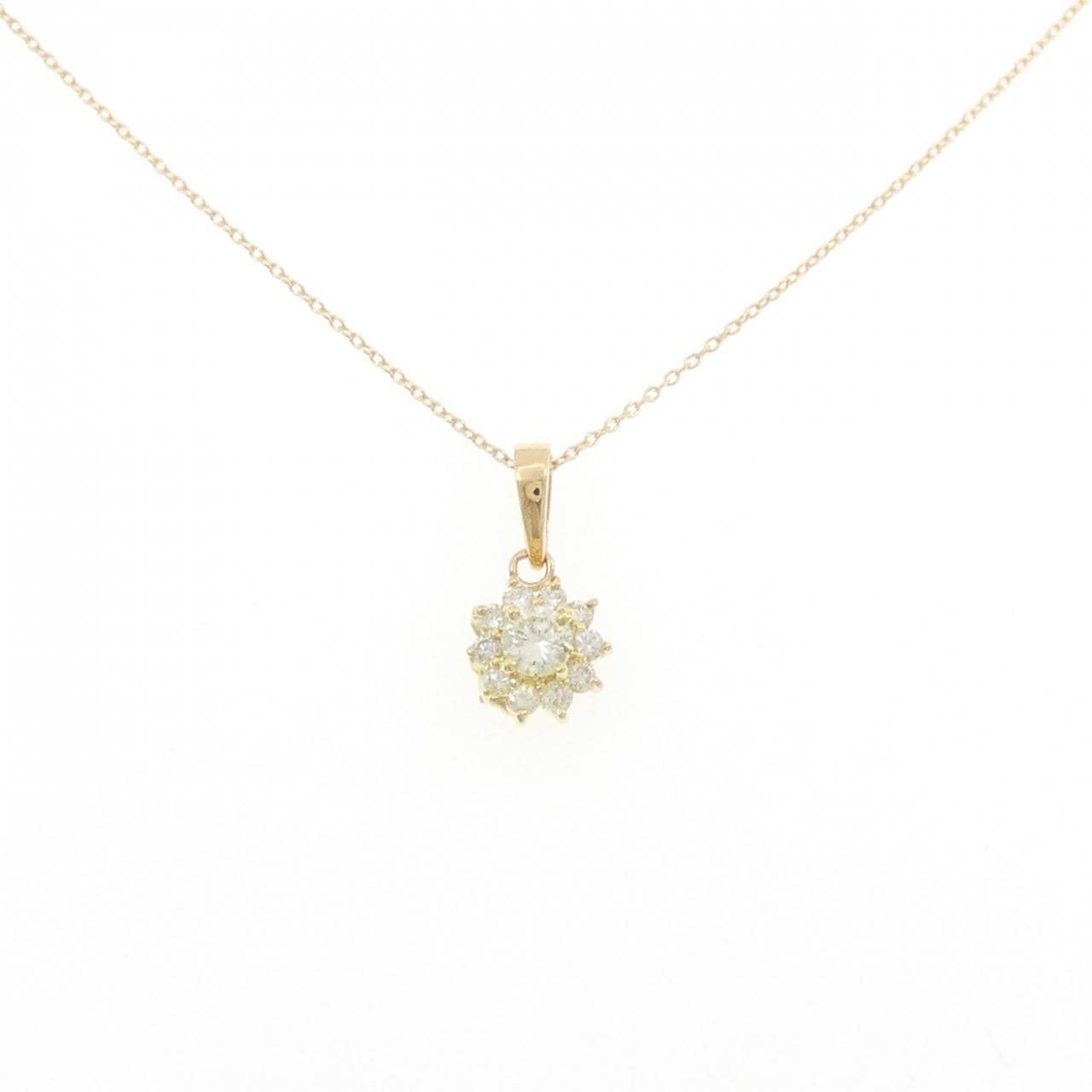 K18YG ダイヤモンド ネックレス