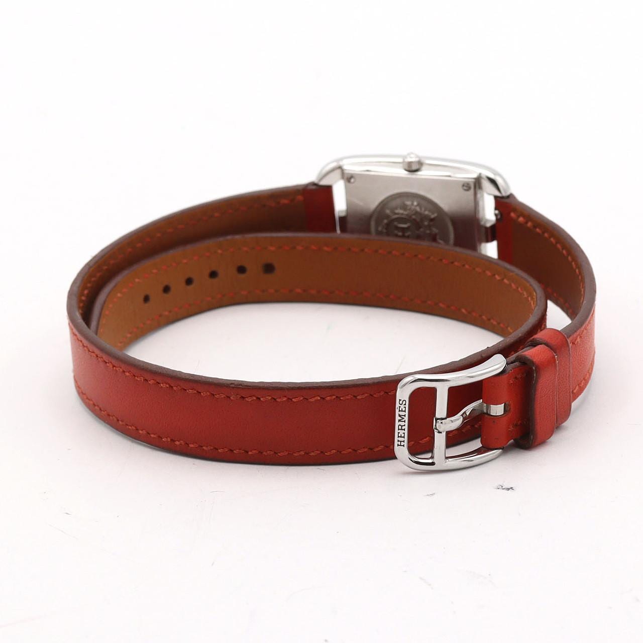 【ノーメンテナンス還元価格】エルメス ケープコッド･ドゥブルトゥール･8P CC1.210 SS クォーツ