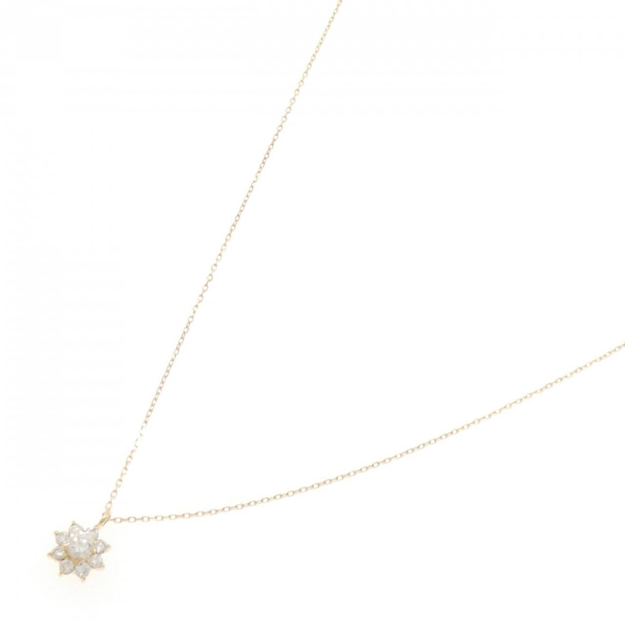 K18YG ダイヤモンド ネックレス 0.30CT