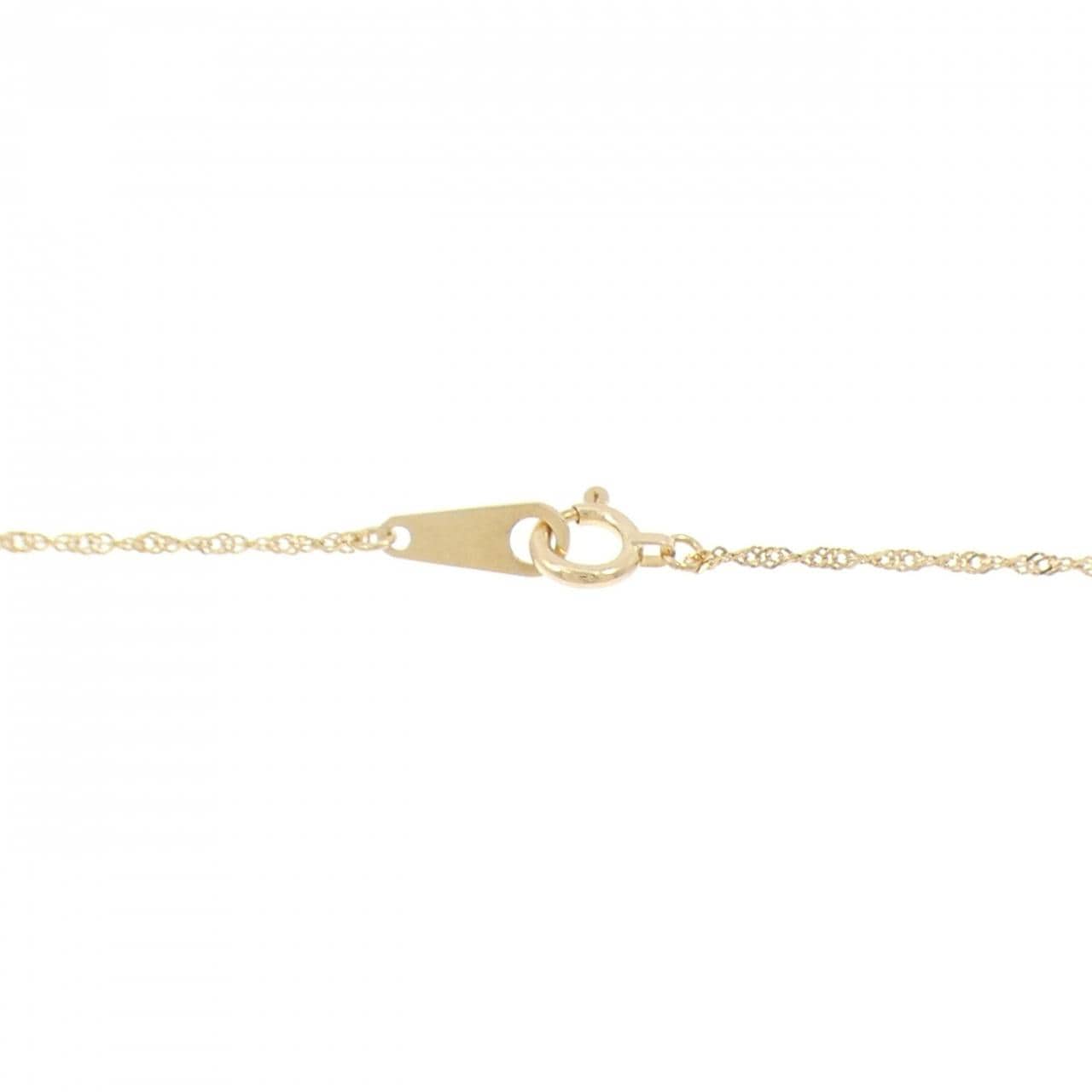 K18YG ルビー ネックレス