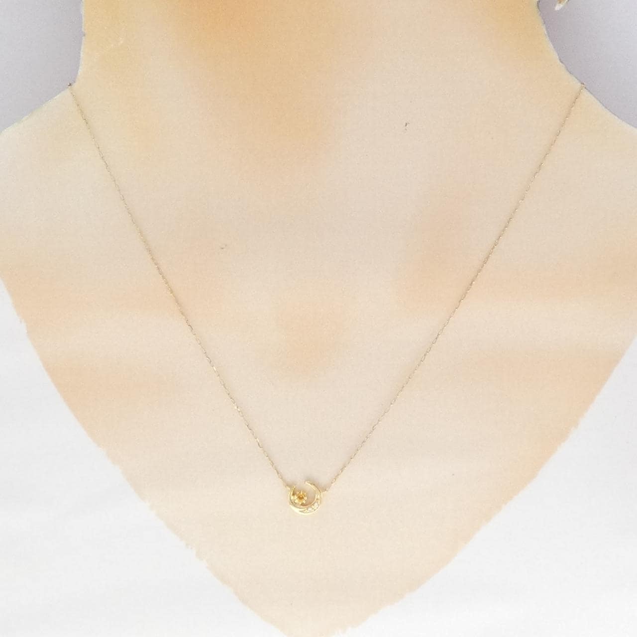 4゜C ムーン シトリン ネックレス