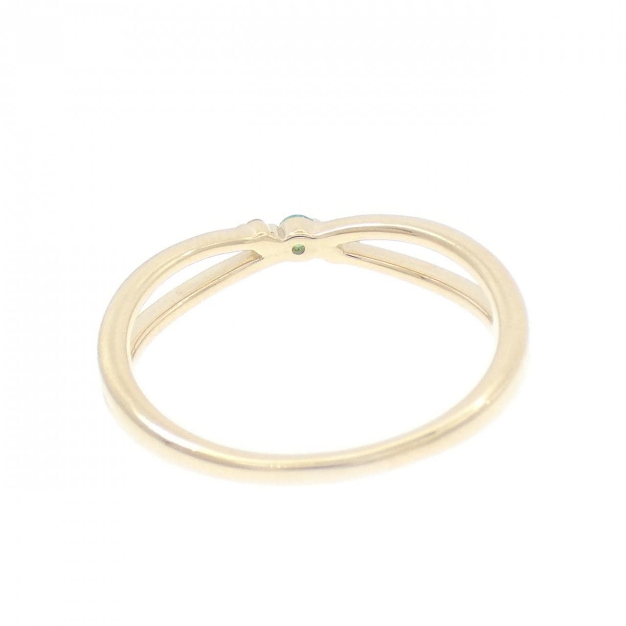 4゜C エメラルド リング