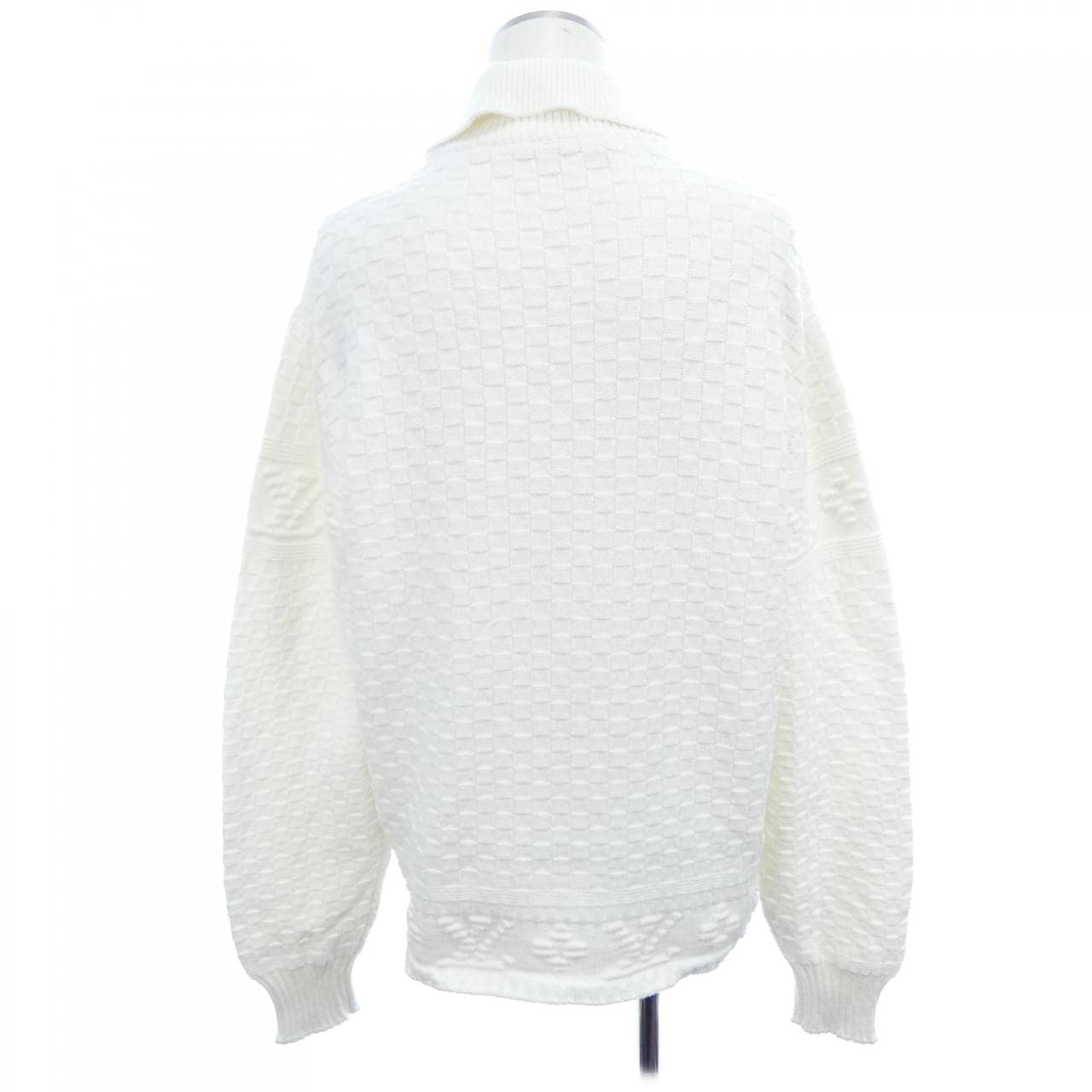 ルイヴィトン LOUIS VUITTON LVダミエウールブレンドプルオーバー HPN63WTZ8 ニット